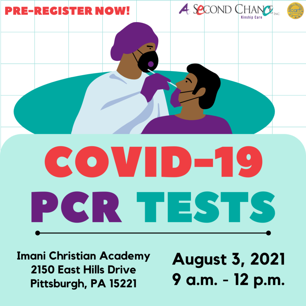 Free COVID-19 PCR Tests at Imani Christian Academy
2150 East Hills Drive, Pittsburgh, PA 15221
August 3, 2021
9 a.m. - 12 p.m.