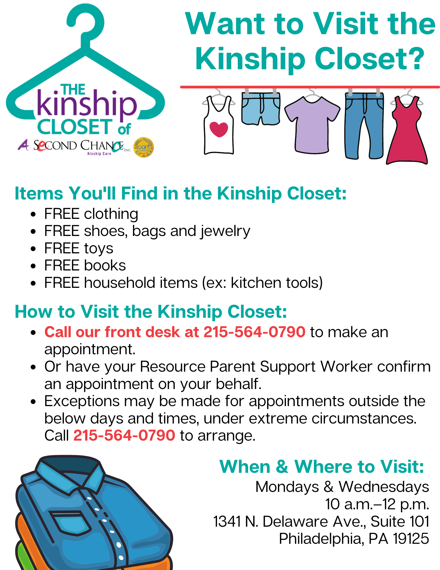 Visit the ASCI Kinship Closet